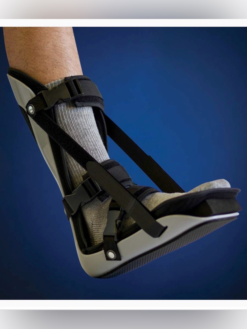 United Ortho Plantar Fascitis Boot-Medium-Gray & Black-Right/Left Foot